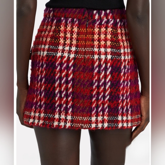Ronny Kobo Quinn Bouclé Mini Skirt (Small) - Picture 3 of 8